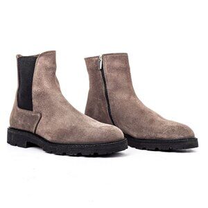 La Canadienne Quinn Waterproof Cement Suede Chelsea Boots sz 8.5US EUR 39